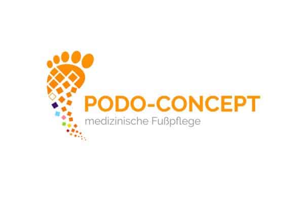 Logo Design Podo-Concept, Logo Design Dessau-Roßlau, Logo Designer Andrea Baitz, Sachsen-Anhalt, Leipzig, Magdeburg, Halle