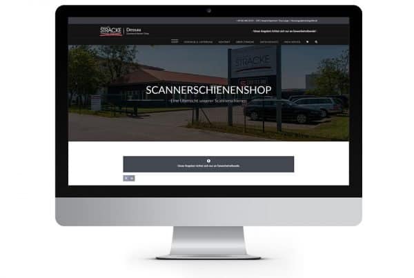 Heinrich Stracke GmbH Dessau, Preisschienenshop, Scannerschienenshop, Webdesign, Webprogrammierung, Onlineshop, Webdesigner Andrea Baitz aus Eckernförde
